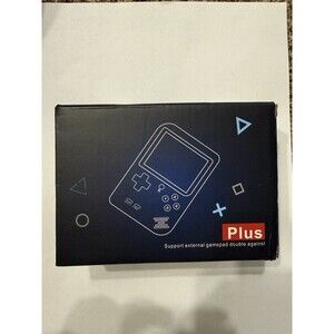 Game Box Plus- Hand Held Game System, Rechargeable Battery Brand New